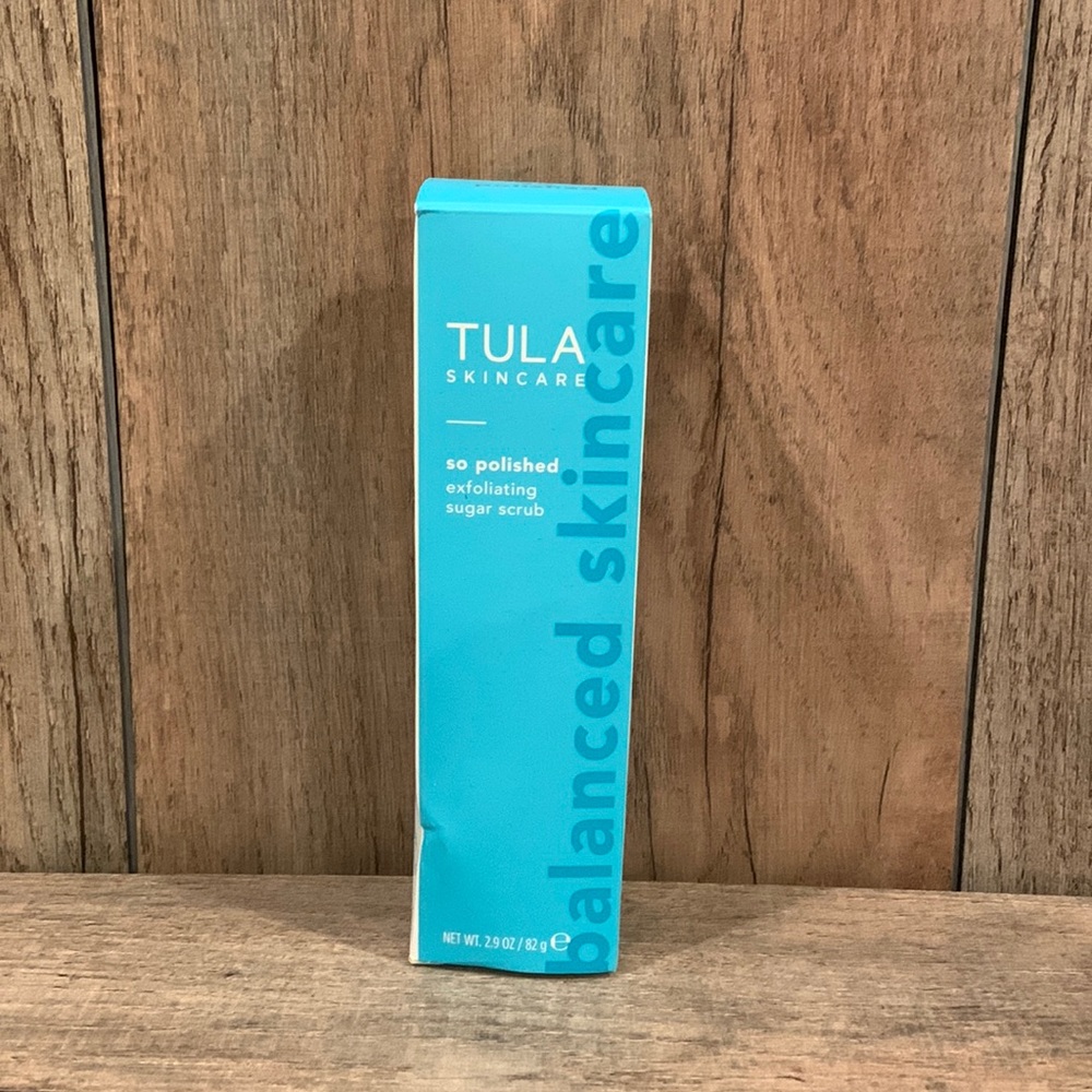 New Tula Skincare so polished exfoliating sugar scrub